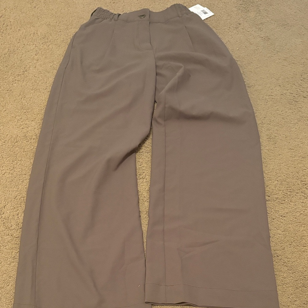 Beyond Yoga Wide Leg Pants in Taupe